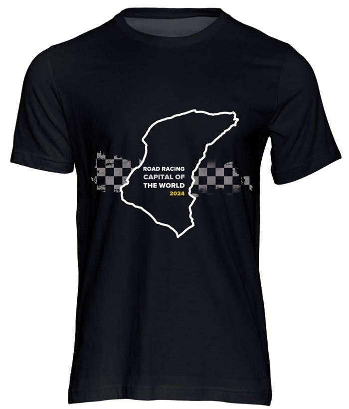 Road Race Capital 2024 T-Shirt, Black - click to enlarge