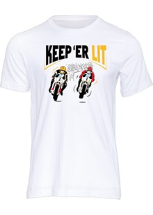 Keep 'Er Lit T-Shirt, White