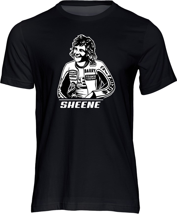Barry Sheene T-shirt Black - click to enlarge