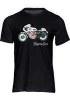 Slippery Sam Triumph Trident T-shirt Black