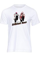 The Greatest Race Hislop vs Fogarty T-shirt White