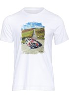 Michael Dunlop Art Print T-shirt White