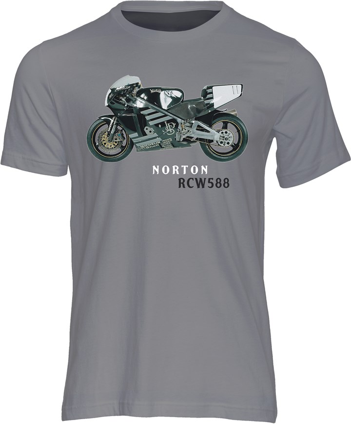 JPS Norton RCW588 T-shirt Charcoal - click to enlarge