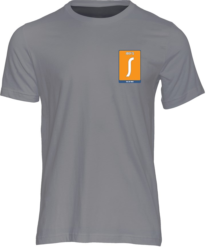 Mountain Course Corner Sign Joey's T-Shirt Charcoal - click to enlarge