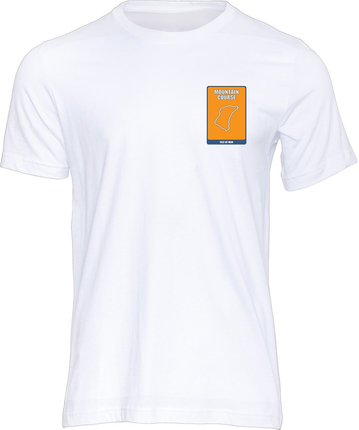 Mountain Course Corner Sign T-Shirt White - click to enlarge