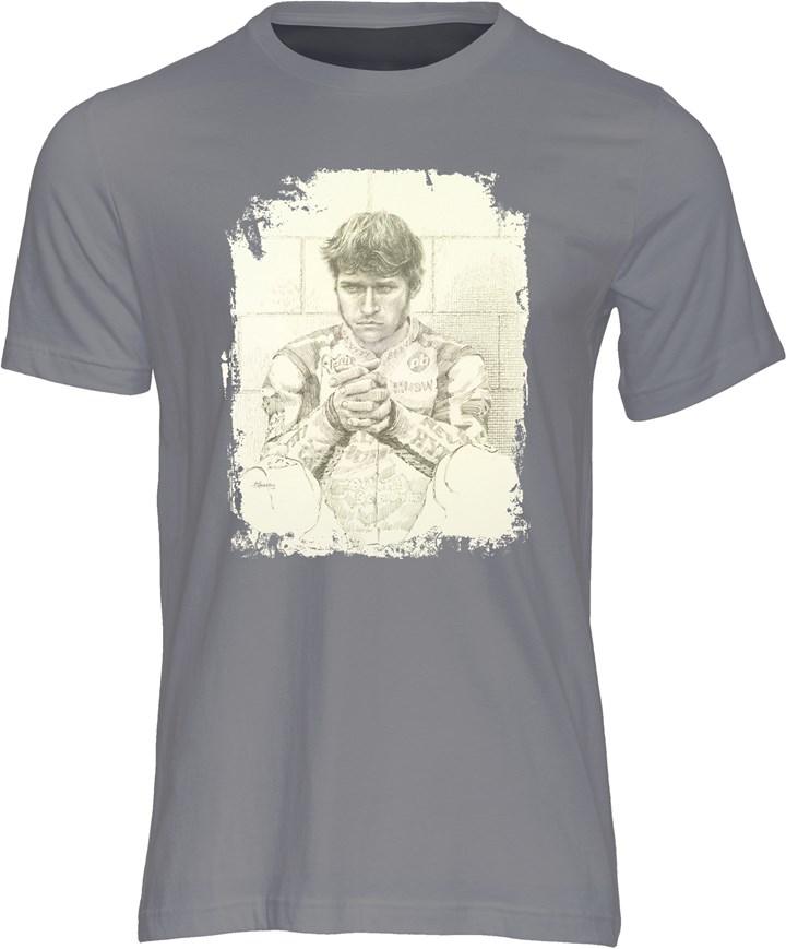 Guy Martin Moment of Reflection T-shirt Charcoal - click to enlarge