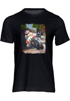 Steve Hislop Honda RVF750 TT T-shirt Black