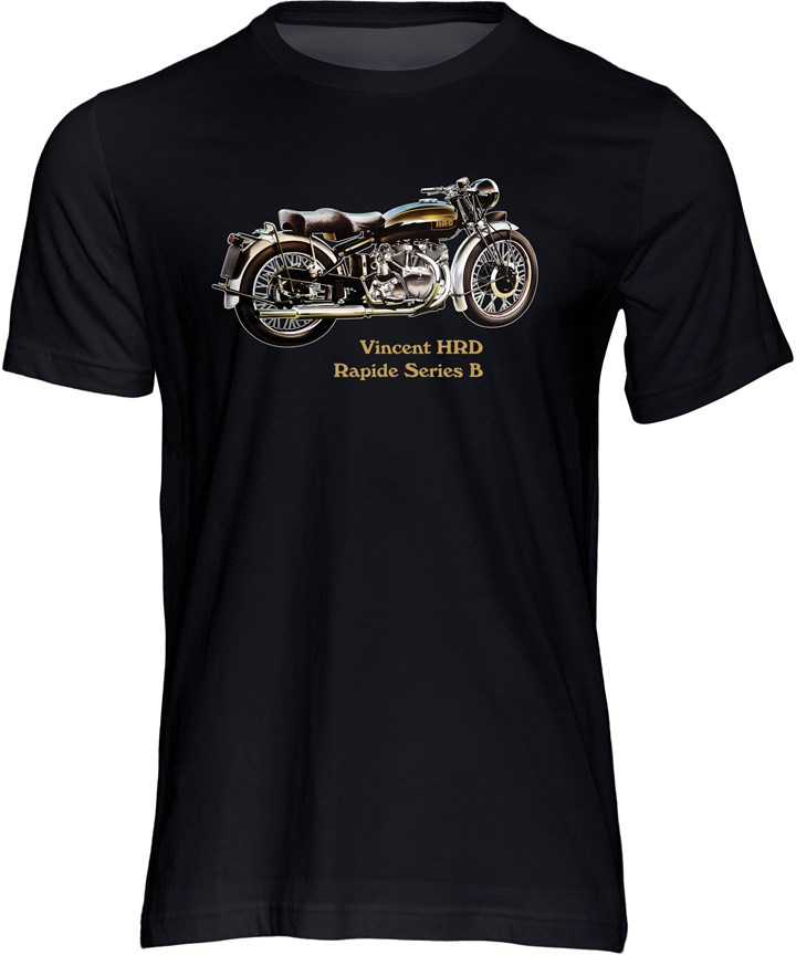 Vincent HRD Rapide T-shirt Black - click to enlarge