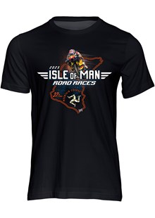 Isle of Man Road Races Course Wings T-Shirt