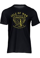 Isle of Man Road Races Distressed Wings T-Shirt