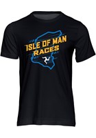 Isle of Man Course Map and 3 Legs T-shirt