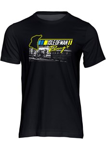 Road Racing Rider and Course Map T-shirt