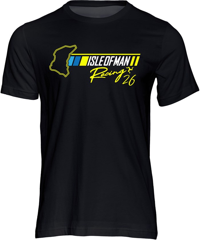 Isle of Man Road Racing 2026 T-shirt - click to enlarge