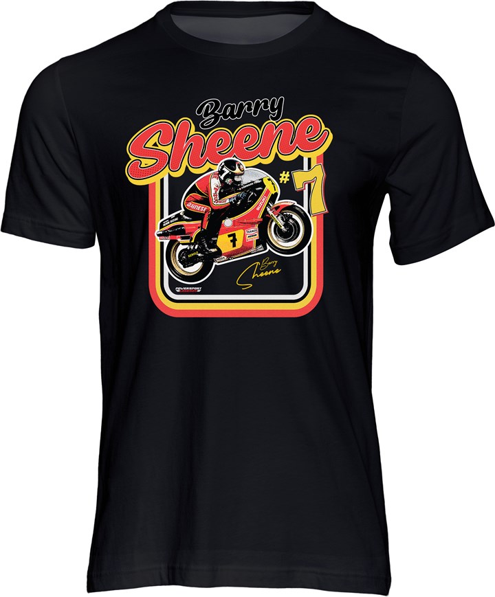 Bike GP Hero - Barry Sheene T-shirt - click to enlarge