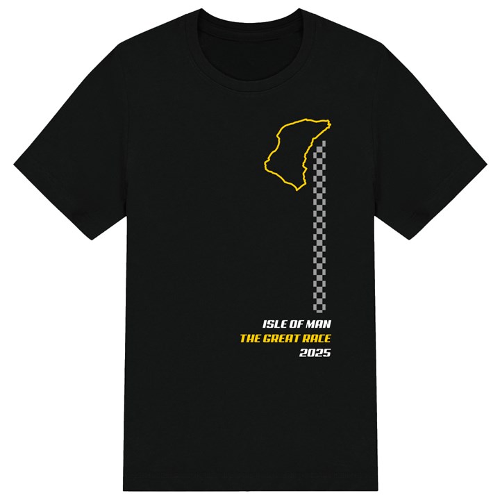 IoM Great Race 2025 Kids T-shirt - click to enlarge