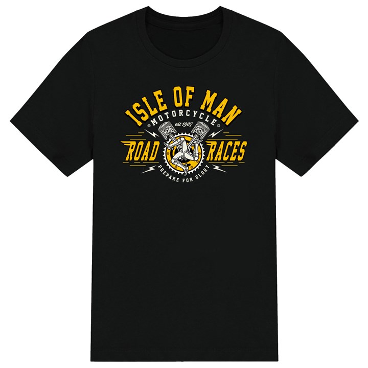 IOM Road Races Prepare for Glory Kids T-Shirt - click to enlarge