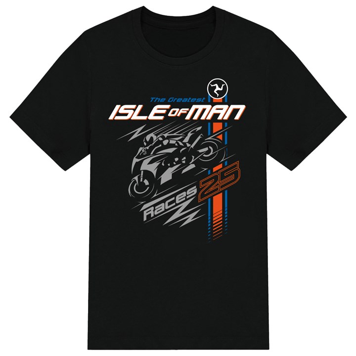 Isle of Man Road Races The Greatest Races 25 Kids T-shirt - click to enlarge