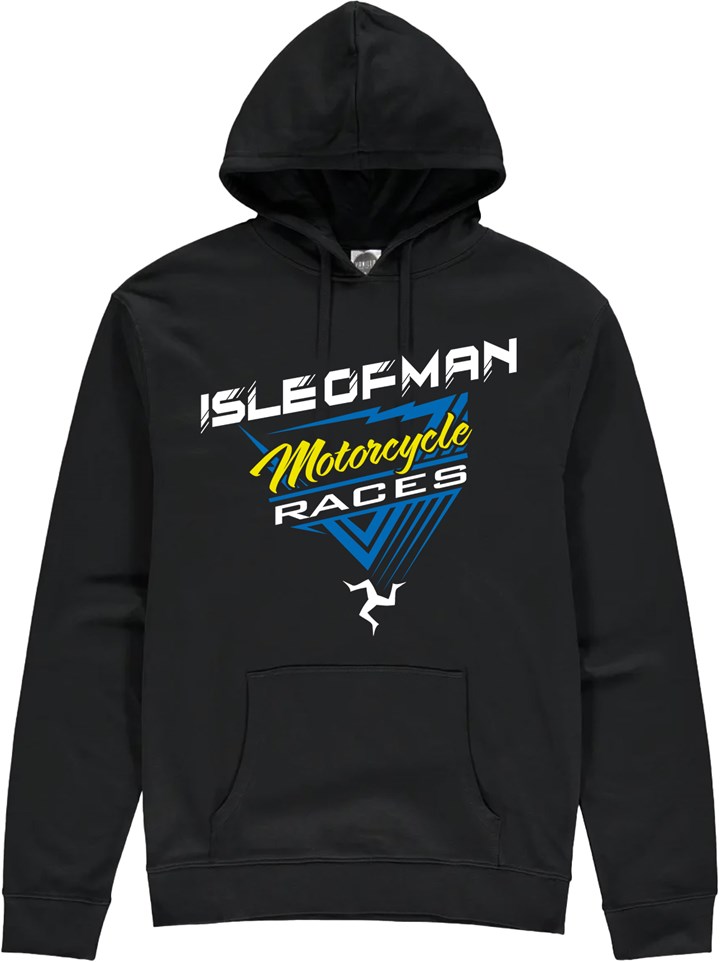 Isle of Man Motorcycle Races and 3 Legs Hoodie - click to enlarge