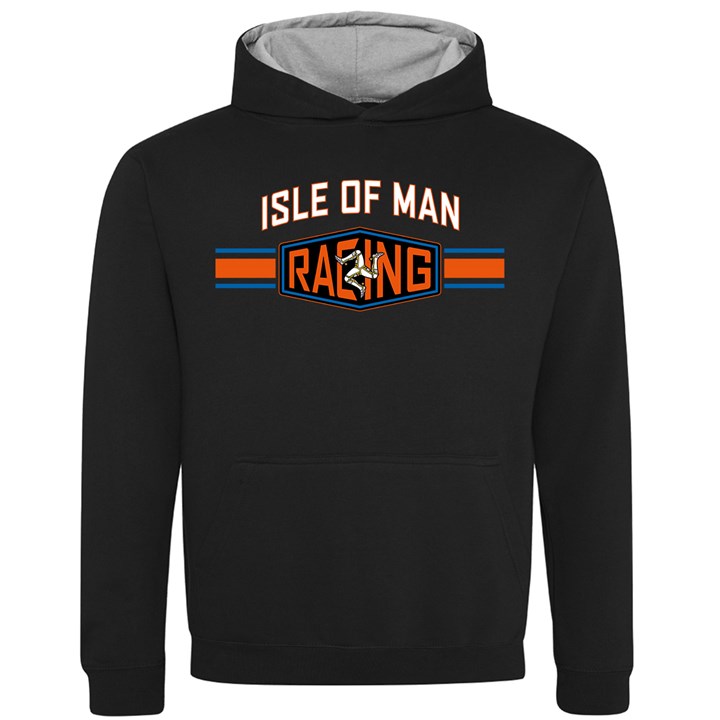 Isle of Man Road Races Racing Strip Kids Hoodie - click to enlarge
