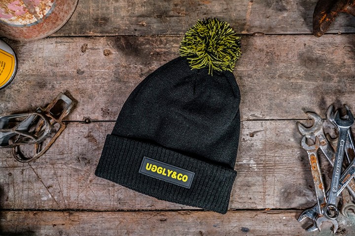 Uggly & Co Black and Yellow Beanie