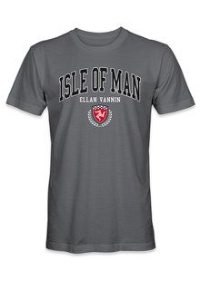 Isle of Man Ellan Vannin T-Shirt Charcoal