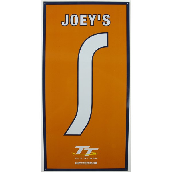 Joeys Replica TT Corner Sign : Isle of Man TT Shop