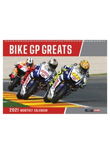 Bike Grand Prix Greats 2021 Wall Calendar