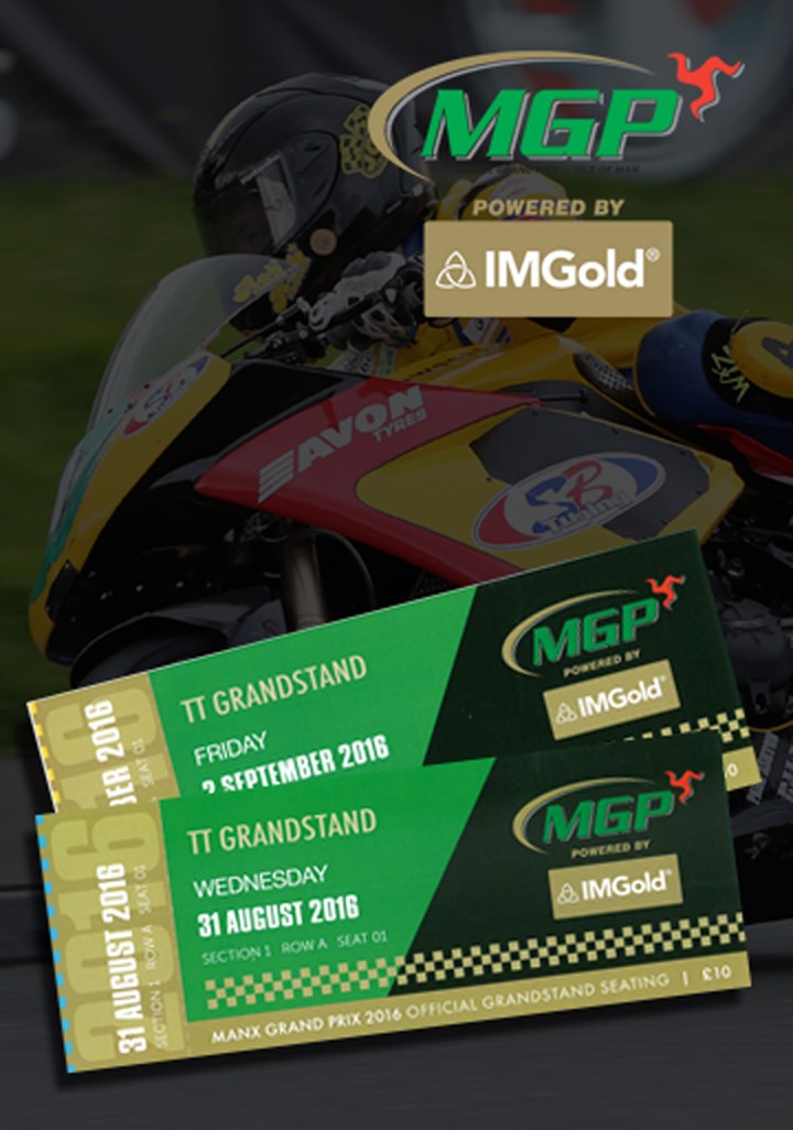 Manx Grand Prix 2016 Grandstand Tickets - click to enlarge