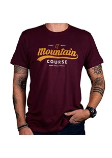 The Mountain Course T-Shirt, Burgundy