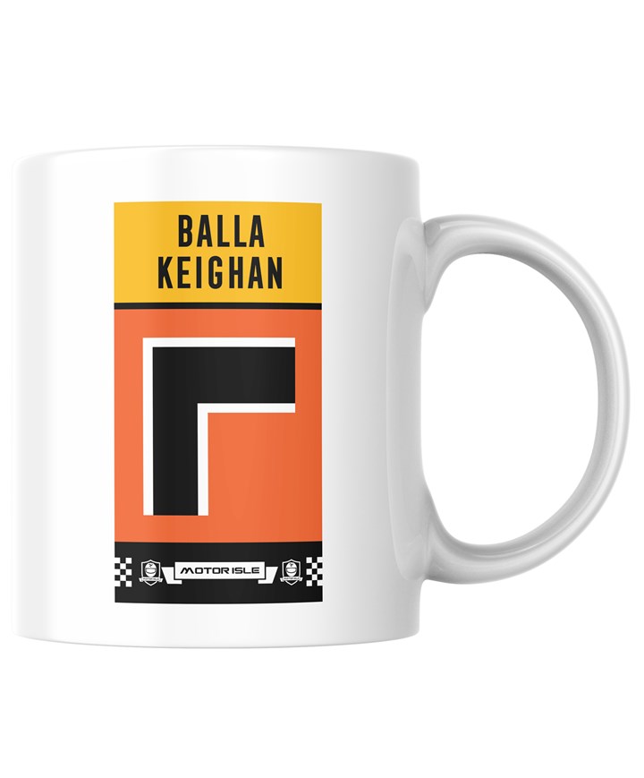 Southern 100 Corner Sign Balla Keighan Mug