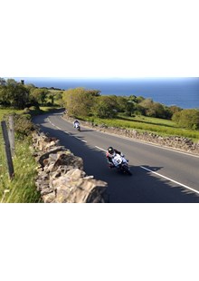 Bruce Anstey leads Ian Hutchinson TT 2016 Practice