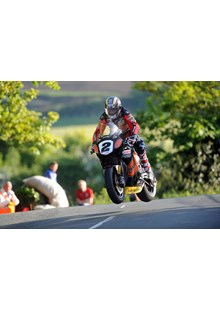 John McGuinness Superbike Ballaugh Bridge TT 2010
