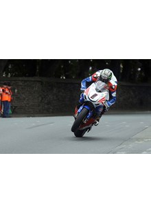 John McGuinness TT 2011 Superbike out of seat St Ninians