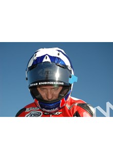Keith Amor TT 2011 in Helmet