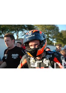 Ryan Farquhar TT 2011 in Helmet