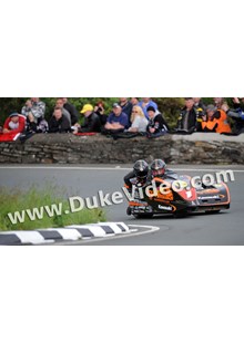 Dave Molyneux Patrick Farrance TT 2012 Gooseneck Sidecar 2
