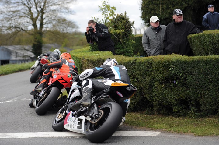 Ryan Farquhar between the Dunlop Brothers Cookstown 100 2012 - click to enlarge