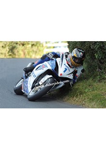 Guy Martin  on his way to victory Scarborough Gold Cup 2012