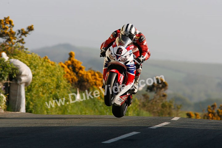 Michael Dunlop jumps TT 2013 - click to enlarge
