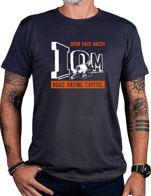 Road Racing Capital T-Shirt, Slate Grey - click to enlarge