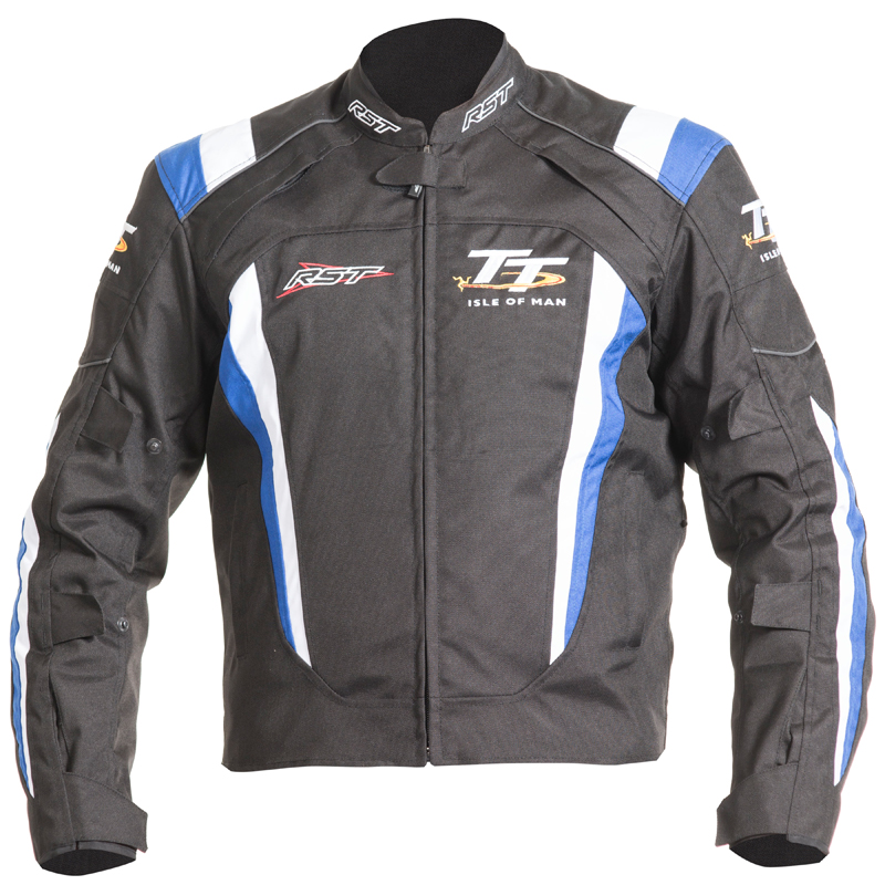 RST IOM TT 1665 Rider Jacket Blue : Isle of Man TT Shop