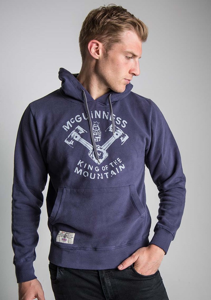 John McGuinness King of the Mountain Hoodie - click to enlarge