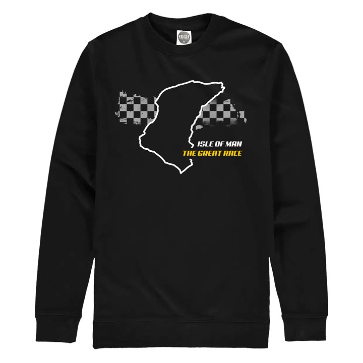 Mountain Course Great Race Sweatshirt Black - click to enlarge