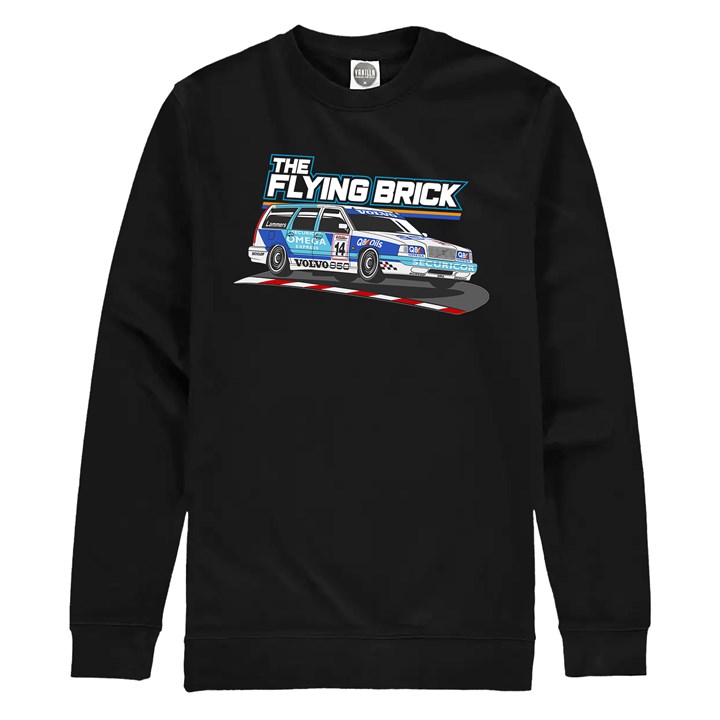 Volvo 850 Estate Touring Car Sweatshirt Black - click to enlarge