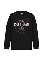 Isle of Man Road Races Mountain Course Map Sweatshirt