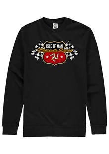 Road Racing Shield and Chequered Flags Sweatshirt