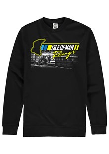 Road Racing Rider and Course Map Sweatshirt