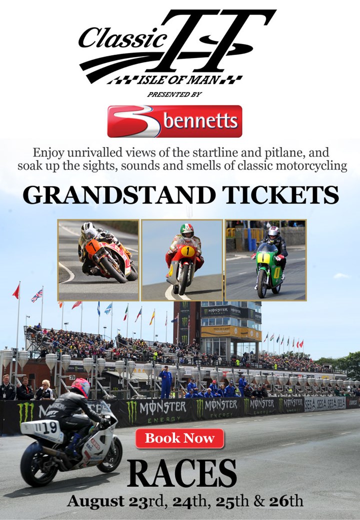 Classic TT Grandstand Ticket Isle of Man TT Shop