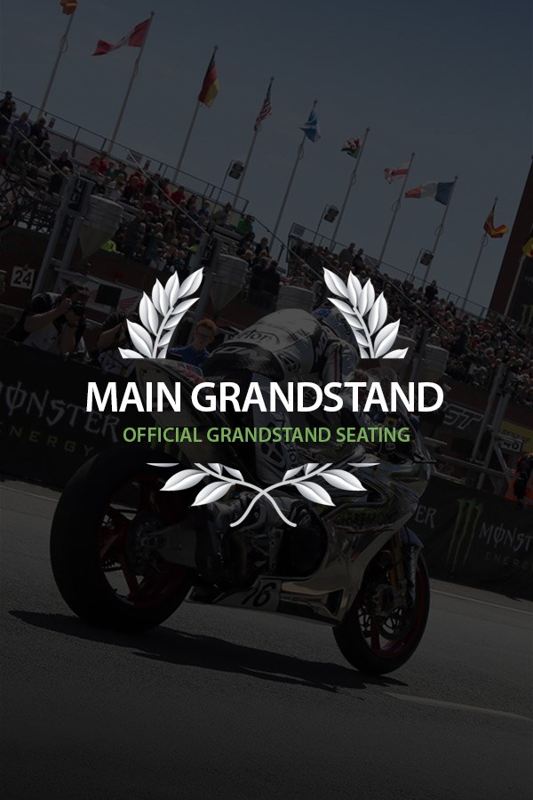 TT 2018 Main Grandstand Ticket - click to enlarge