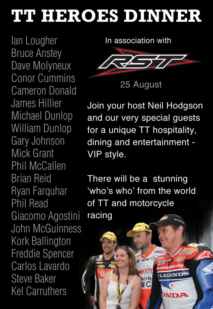Classic TT 2013 Heroes Dinner